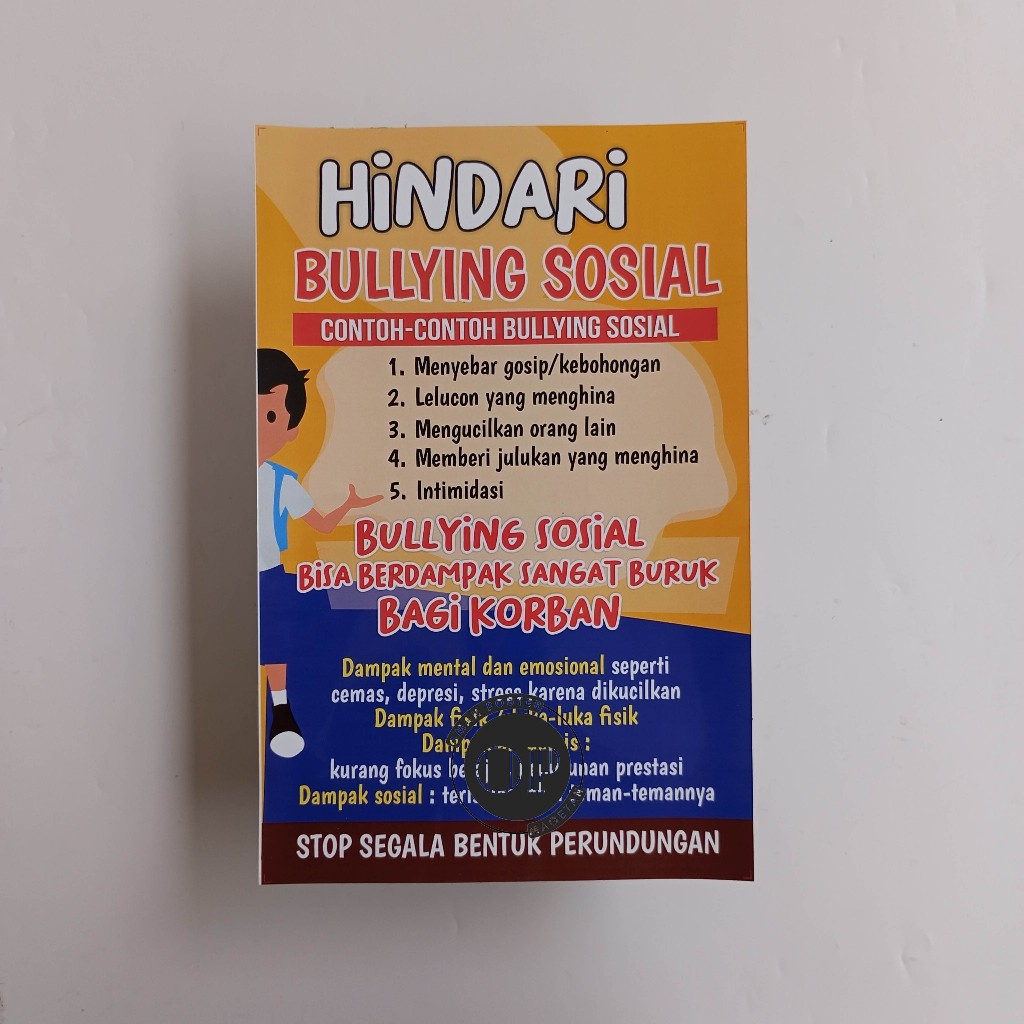 Jual Stiker Hindari Bullying Sosial - Contoh Bullying Sosial - Edukasi ...