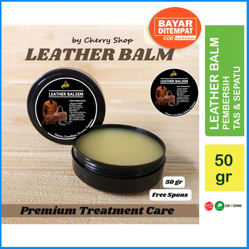 Jual [50GR + FREE SPONS] Leather Balm Cleaner Pembersih Noda Dan ...