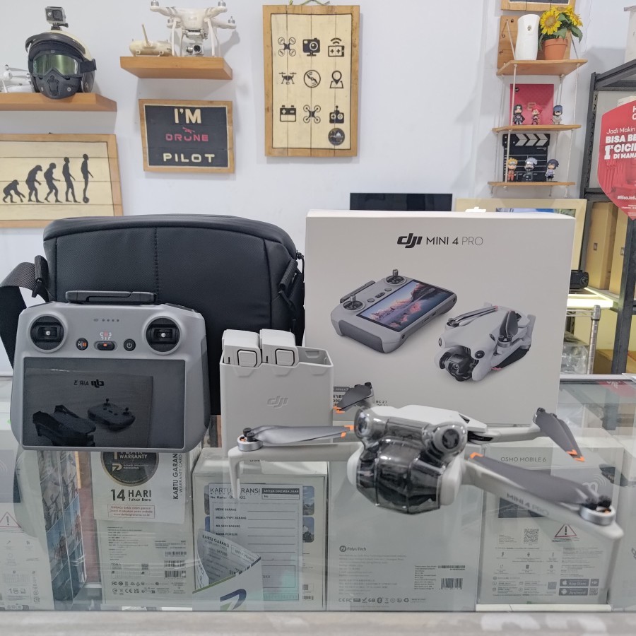 Jual DJI Mini 4 Pro Combo Plus DJI RC 2 / RCN2 Drone second free micro ...