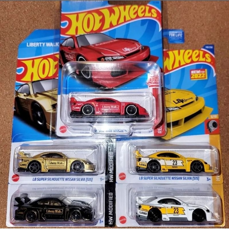 Jual 1 Set Hot Wheels Nissan Silvia S15 LBWK & STH Civic Type R ...