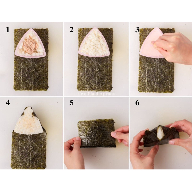 Jual ONIGIRI TRIANGLE 100 SHEET POLOS / ONIGIRI SEGITIGA / NORI MUSUBI ...