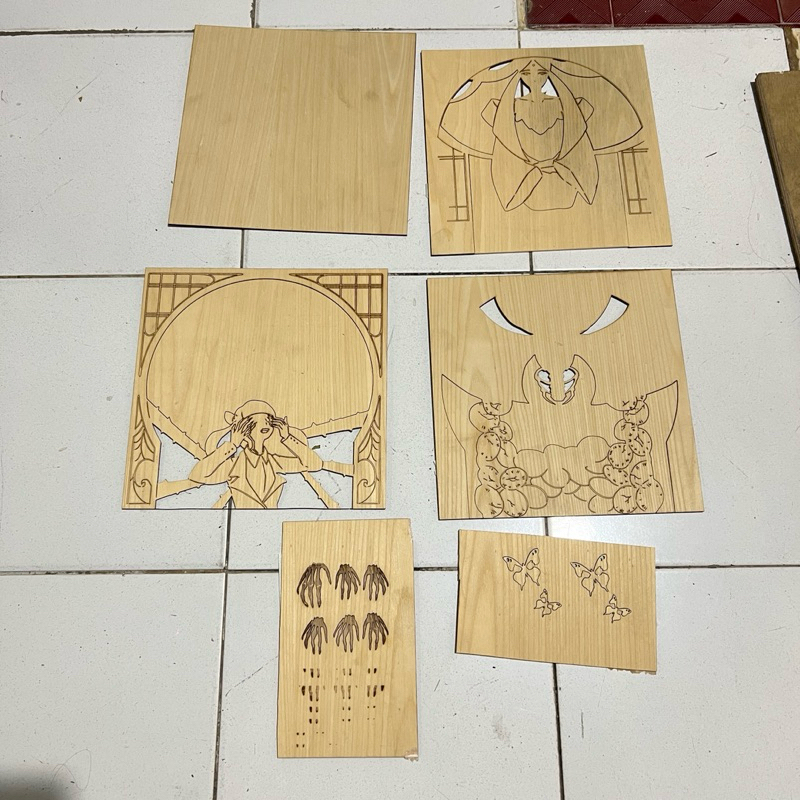 Jual Triplek Costum Laser Cut multiplek Laser costum triplek lembaran ...