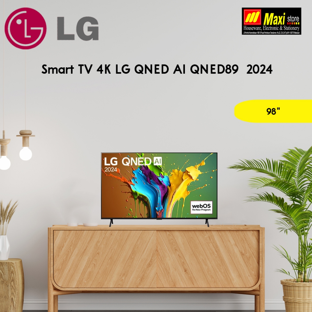 Jual LG Smart TV 4K LG QNED AI QNED89 98 inci 2024 - Garansi Resmi ...