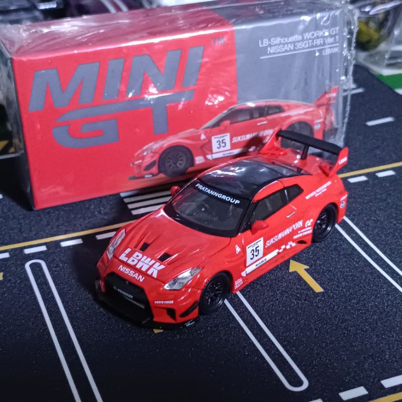 Jual Mini GT LBWK Nissan GTR R35 Merah Unsealed | Shopee Indonesia