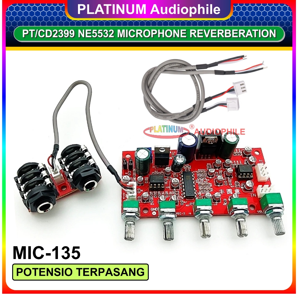 Jual PT2399 Karaoke MIC Microphone Reverberation Modul Digital Echo ...