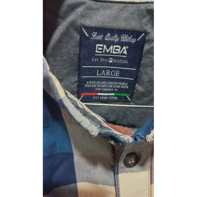 Jual Emba Kemeja Pria Lengan Pendek Preloved Shopee Indonesia