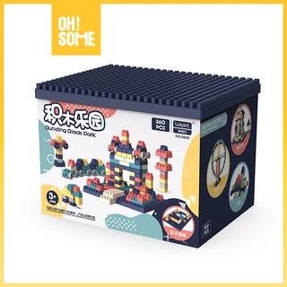 OHSOME - Mr. man Β· Mainan Brick Balok Susun Anak DIY 360pcs/106pcs Desk Bahan ABS Kuat Tahan Lama