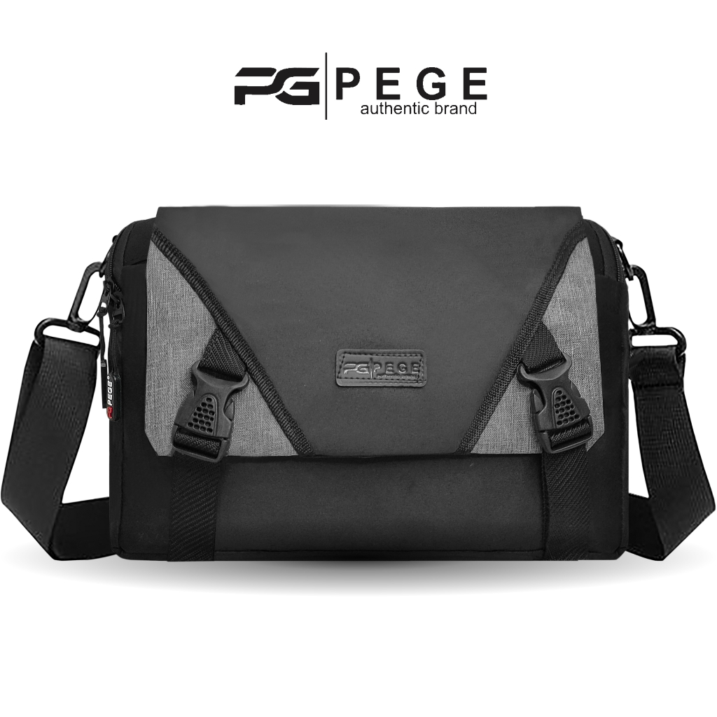 Jual Tas Selempang Bahu Pria Model Kombinasi PEGE Revgan Crossbody ...