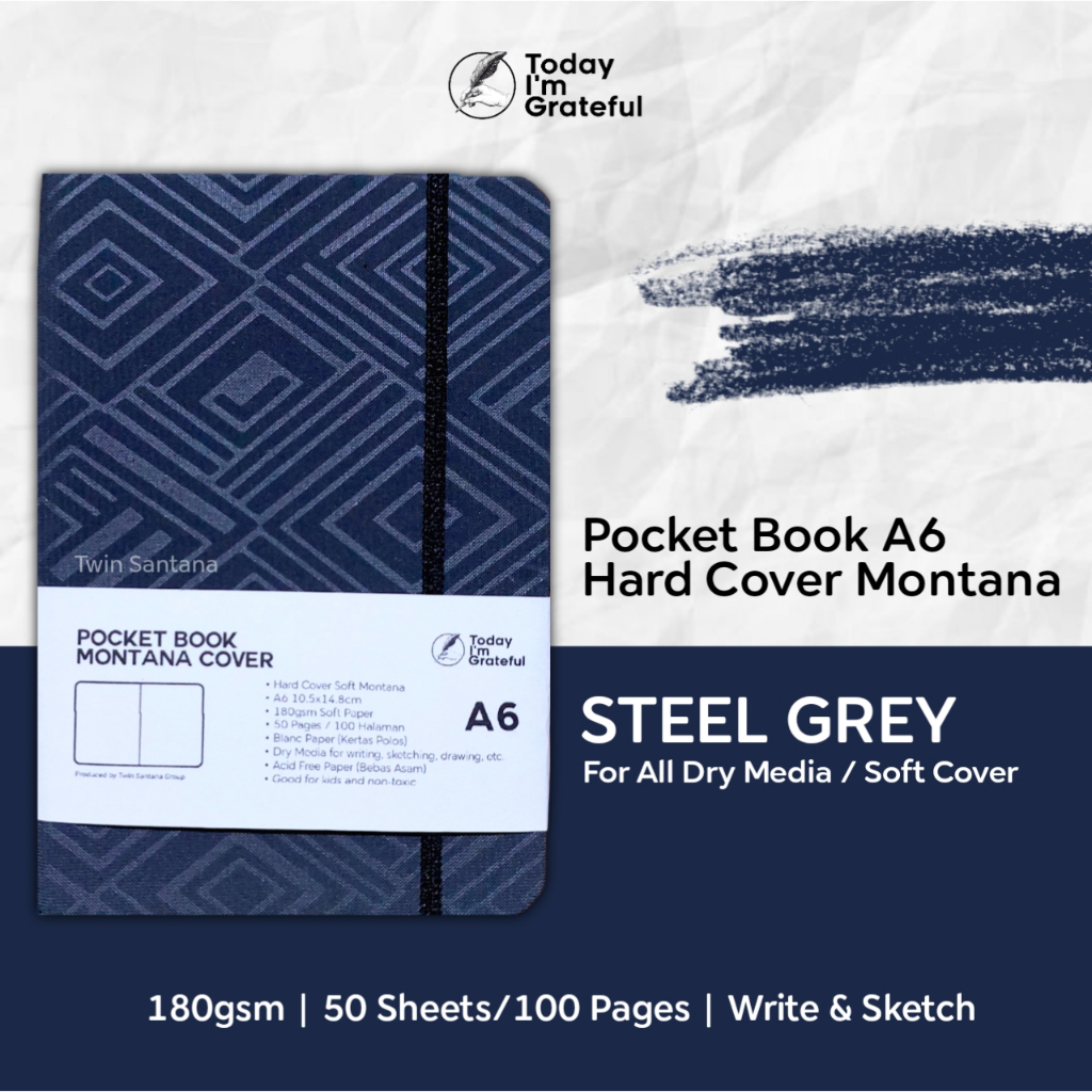 Pocket Sketchbook 5x5 Inches - Hardcover Mini Art Journal, 160gsm Paper - Travel Drawing Book - View #8