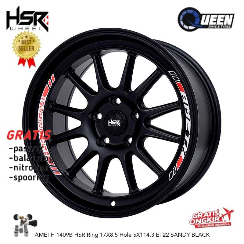 Jual Velg Mobil Racing R17 Buat Innova Hrv Ertiga xl7 Brv Xpander Civic ...