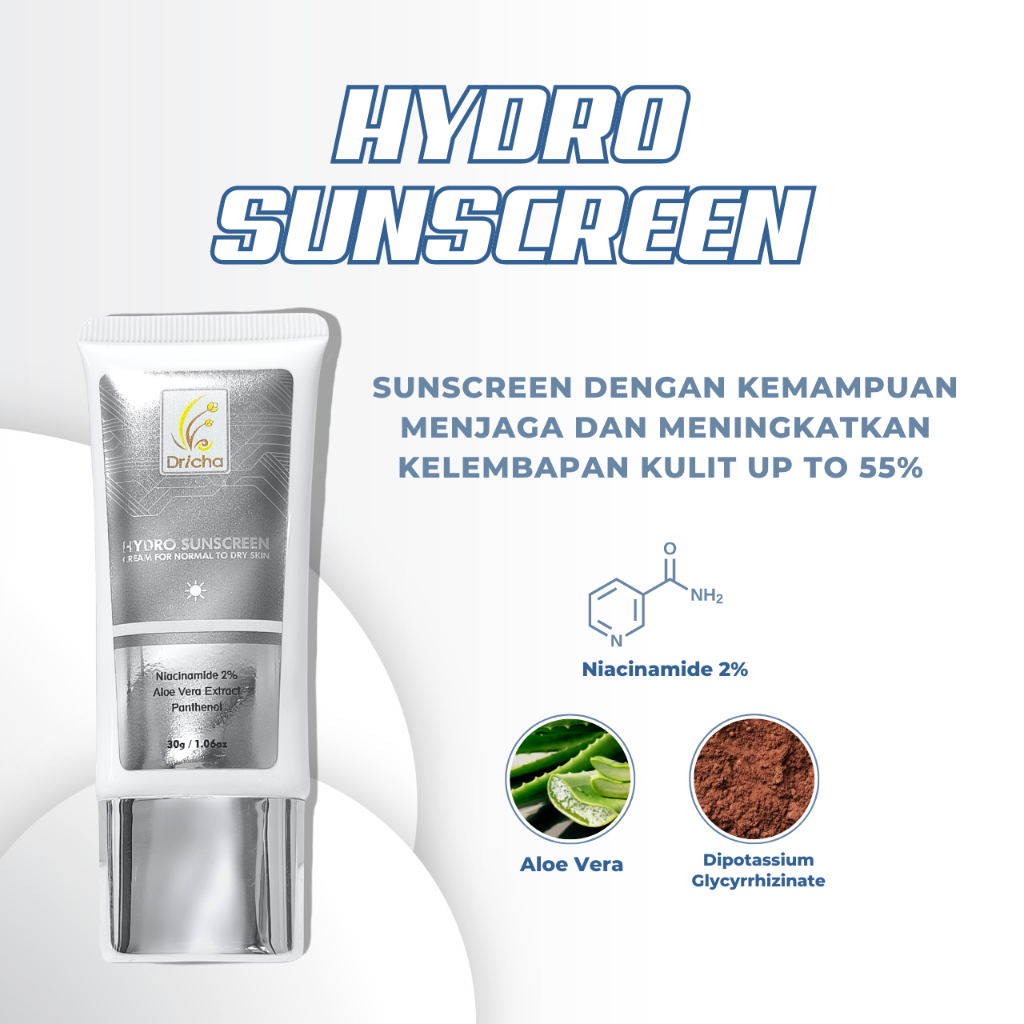 Jual Hydro Sunscreen TUBE 30 gr (Normal to Dry Skin) SPF 30 PA++ Kering ...