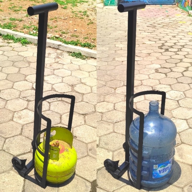 Troli Roda Tabung Lpg Tanpa Angkat