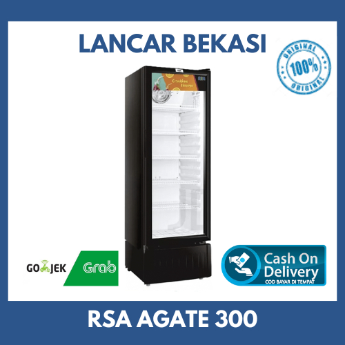 Jual Showcase RSA AGATE 300 5 Rak Display Cooler (282 Liter) - Garansi ...