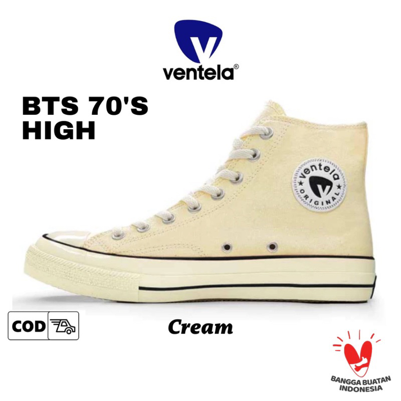 Jual Ventela 70s Cream High Original [OFFICIAL ORIGINAL] Shopee