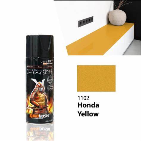 Jual Samurai Paint Metallic Honda Yellow 1102 / Warna Metallic Kuning ...