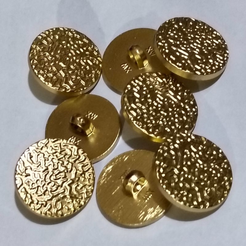 Jual 12 pcs Kancing jamur - kancing baju motif kulit jeruk dove 15mm ...