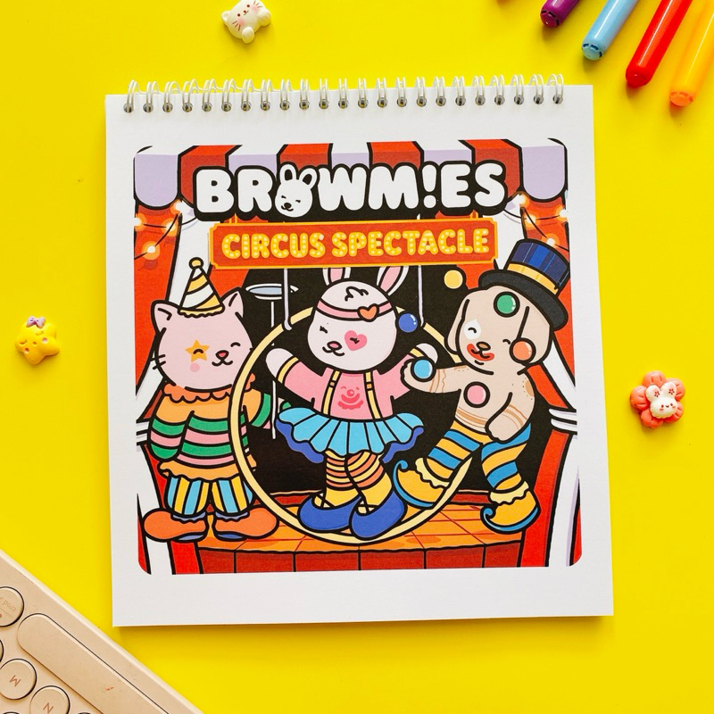 Jual Browmies Circus Spectacle Coloring Book | Shopee Indonesia