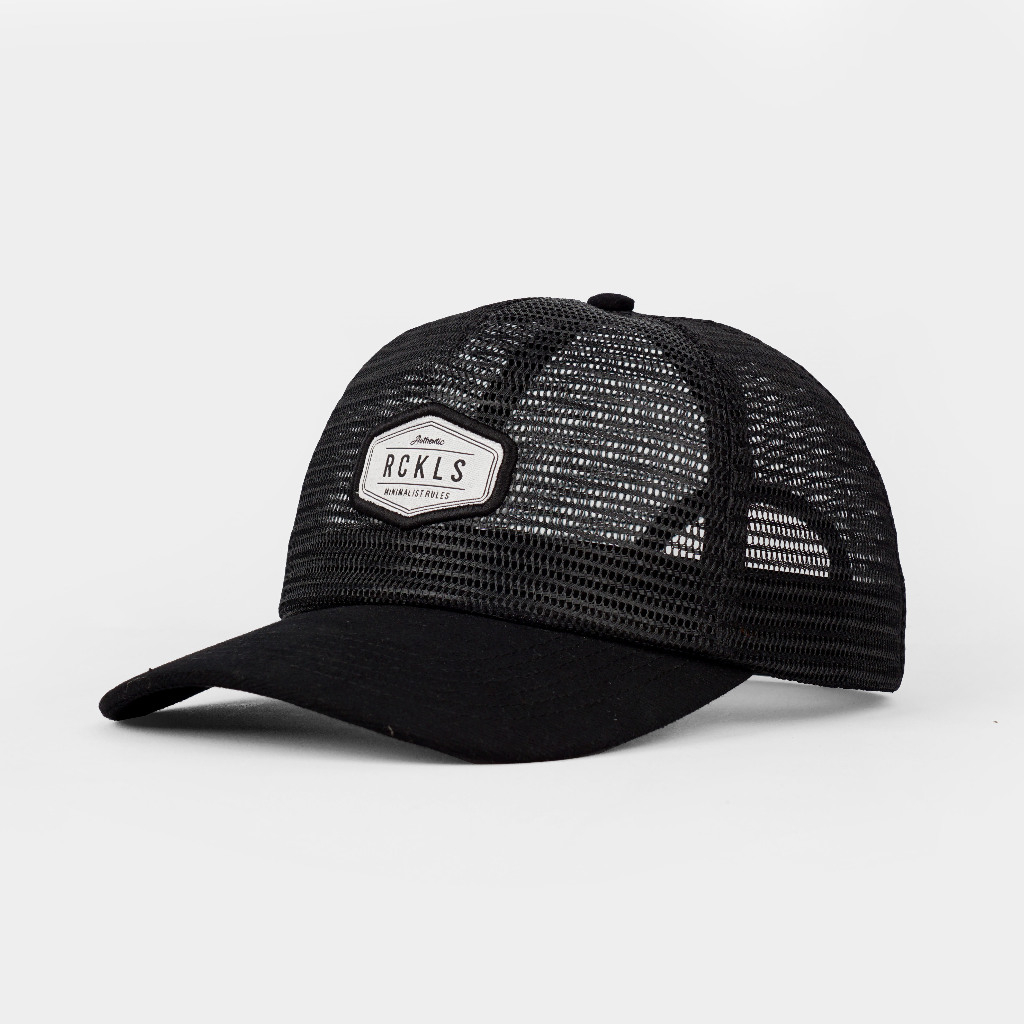 Jual RCKLS. Topi Pria Jaring Trucket | Topi Trucker Ramos Black| Topi ...