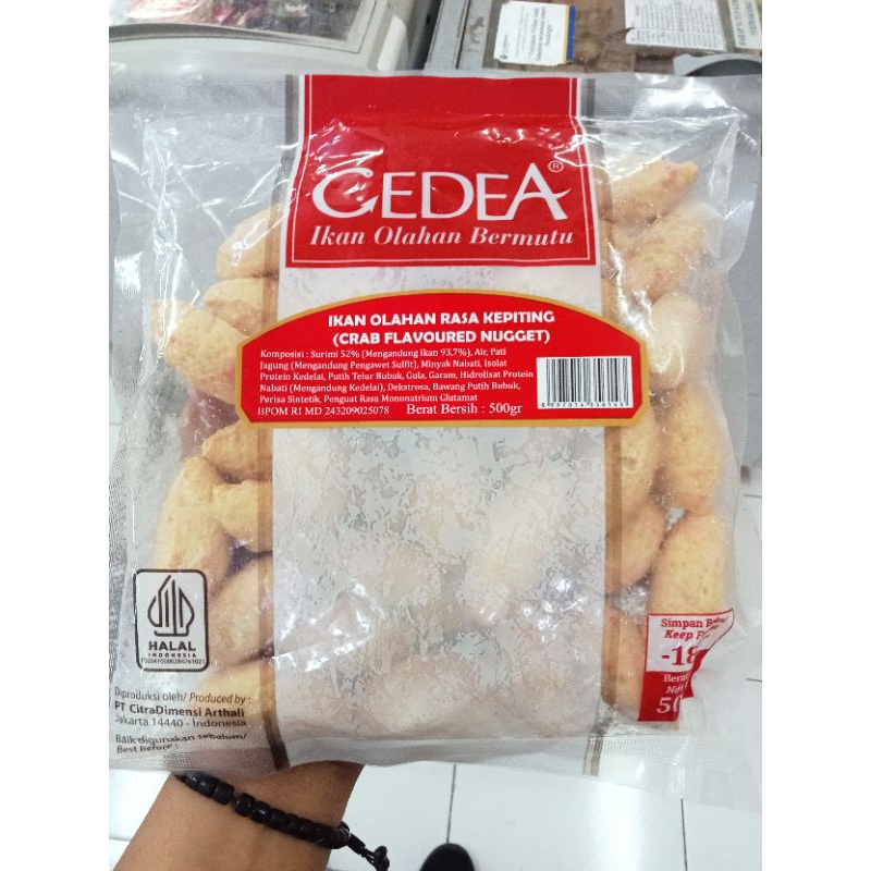 Jual Cedea Nuget rasa kepting 500gr | Shopee Indonesia