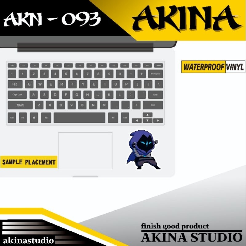 Jual sticker vinyl anti air omen cat dance valorant | stiker vinyl anti ...