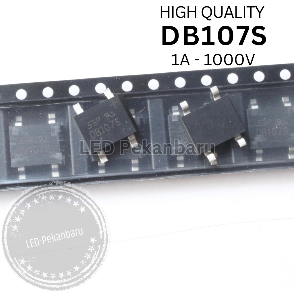 Jual DIODA BRIDGE SMD DIODE DB107 DB107S 1000V 1A SINGLE PHASE ...
