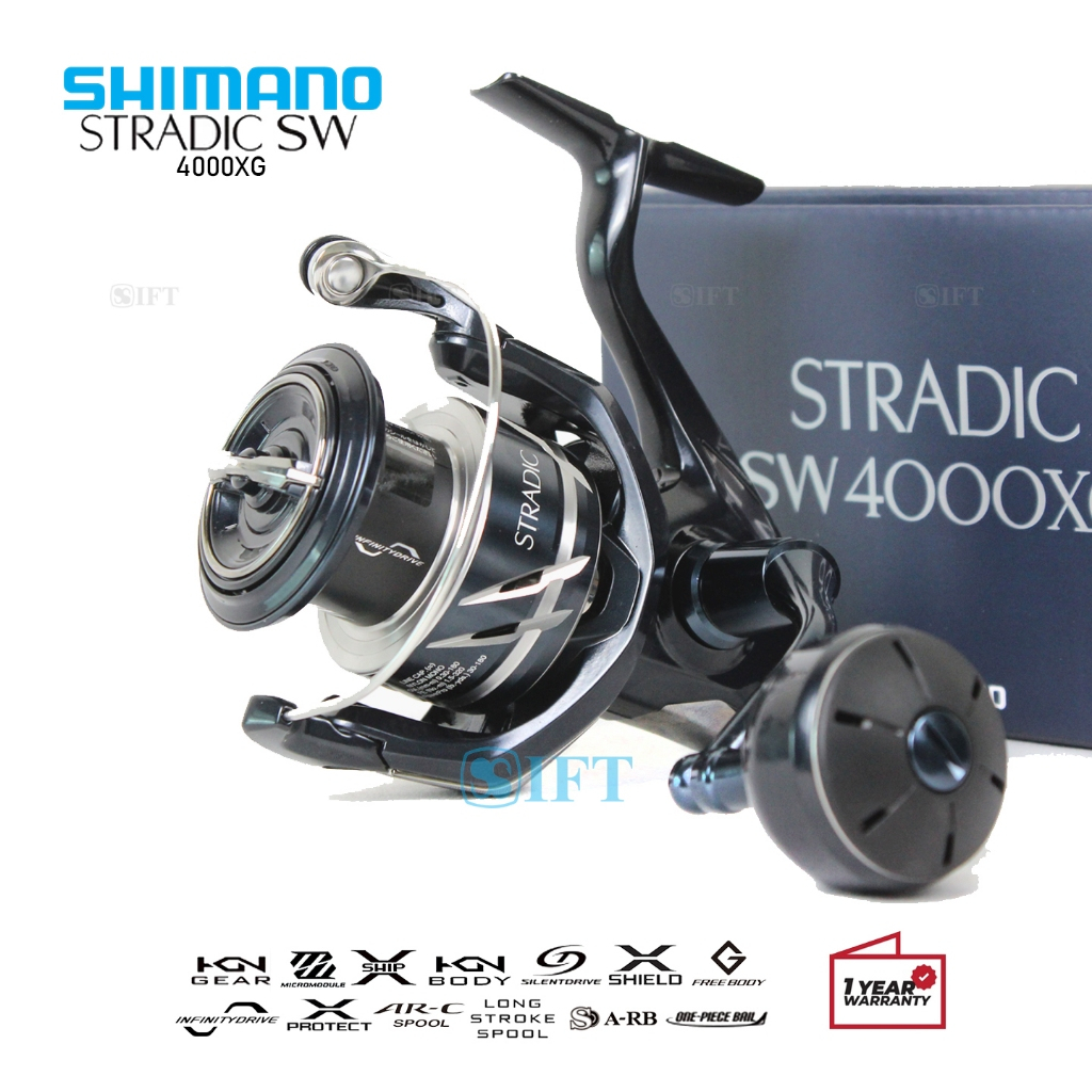 harga reel shimano stradic Spinning 23 C3000XG Gear Ratio 6.4:1 Fishing Reel 140 yards of 8# cap Jual Reel SHIMANO STRADIC SW