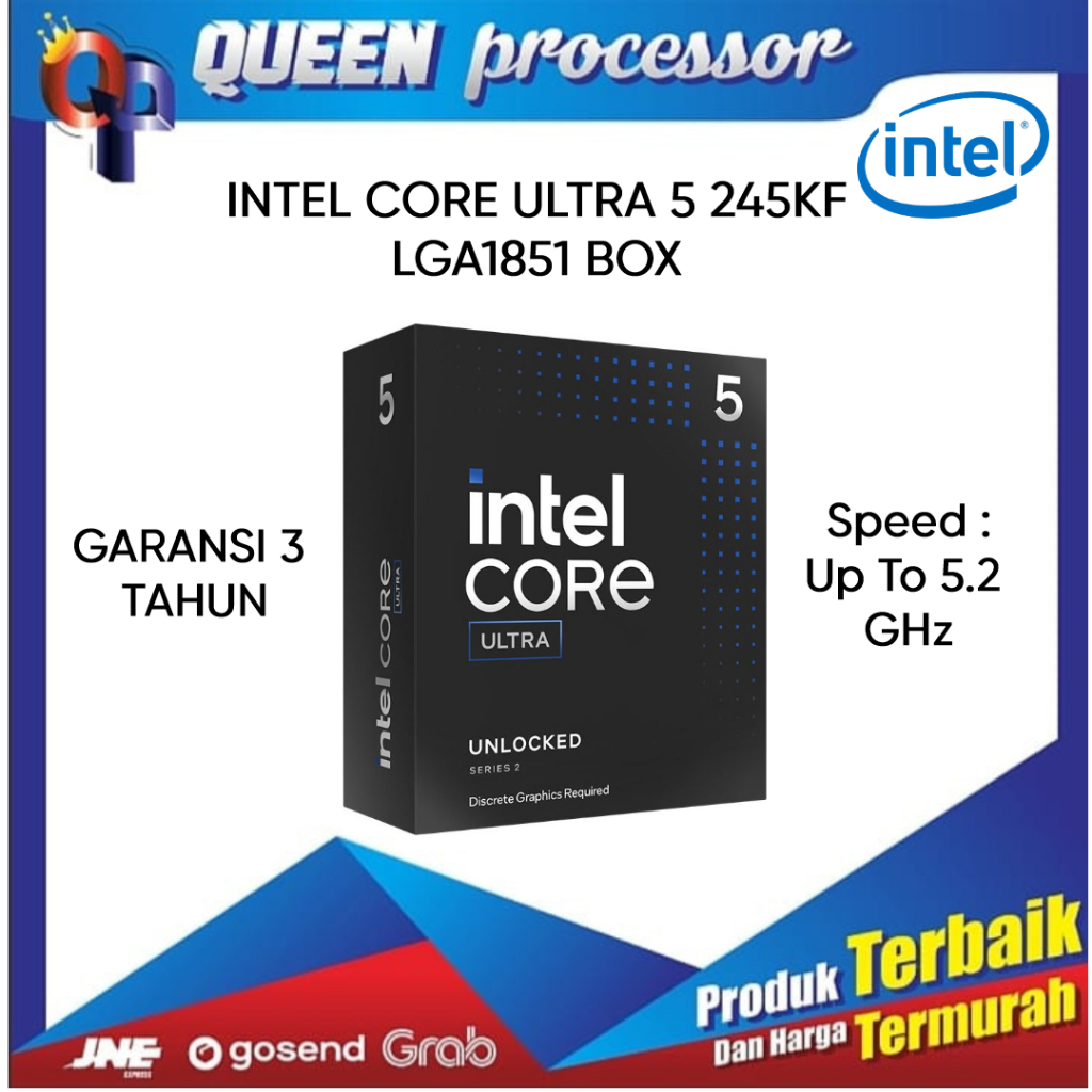 Jual Processor Intel Core Ultra 5 245KF Up To 5.2 GHz LGA1851 Box ...
