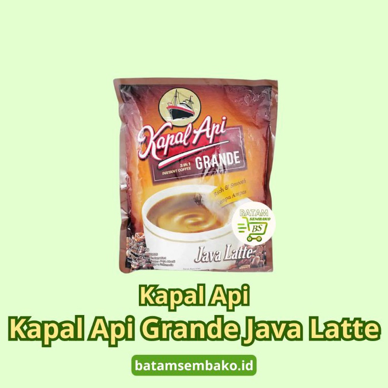 Jual Sekarang Laris Kapal Api Kopi Instant 3 In 1 Grande Java Latte