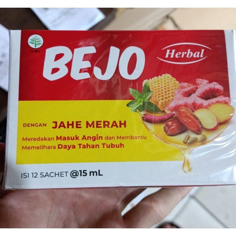 Jual Bejo Jahe Merah Bintang Toedjoe isi 12 Sachet @15 ml untuk ...