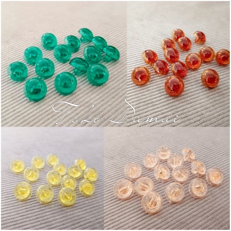 Jual Kancing Jamur Kristal 13mm/1,3cm ( per lusin ) | Shopee Indonesia