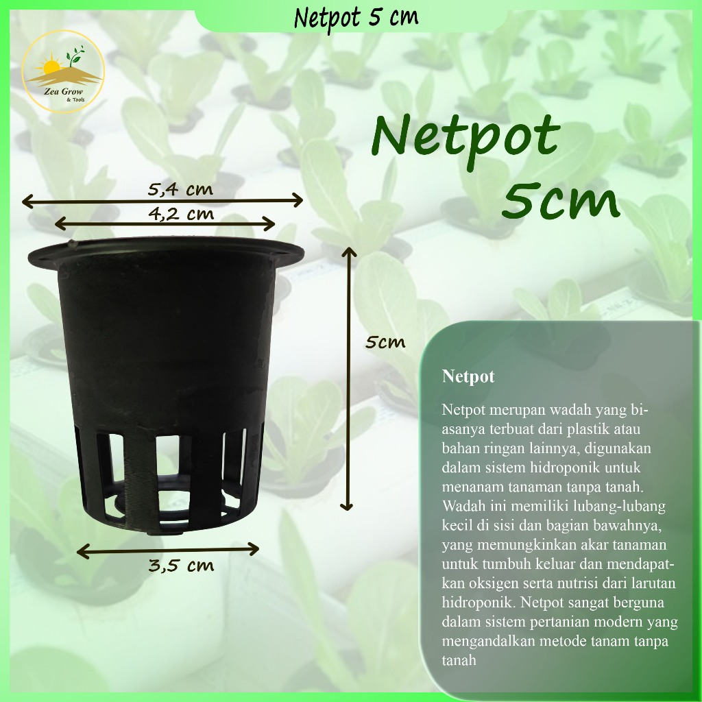 Jual Netpot 5cm Hidroponik Net Pot Mini | Shopee Indonesia