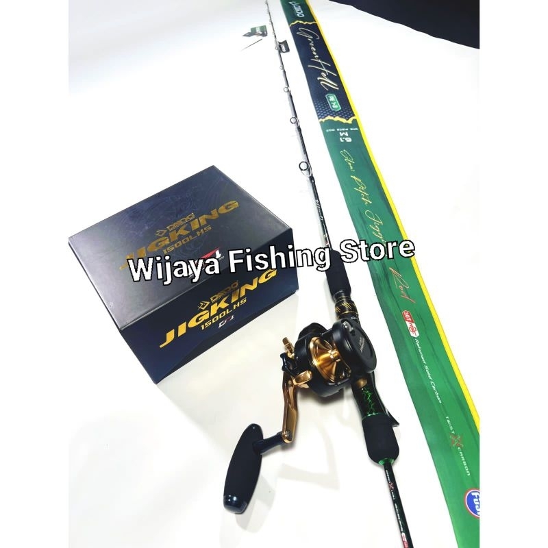 Jual Set Joran OH Daido Green Hell Jigging dan Reel Daido Jigking DCT ...