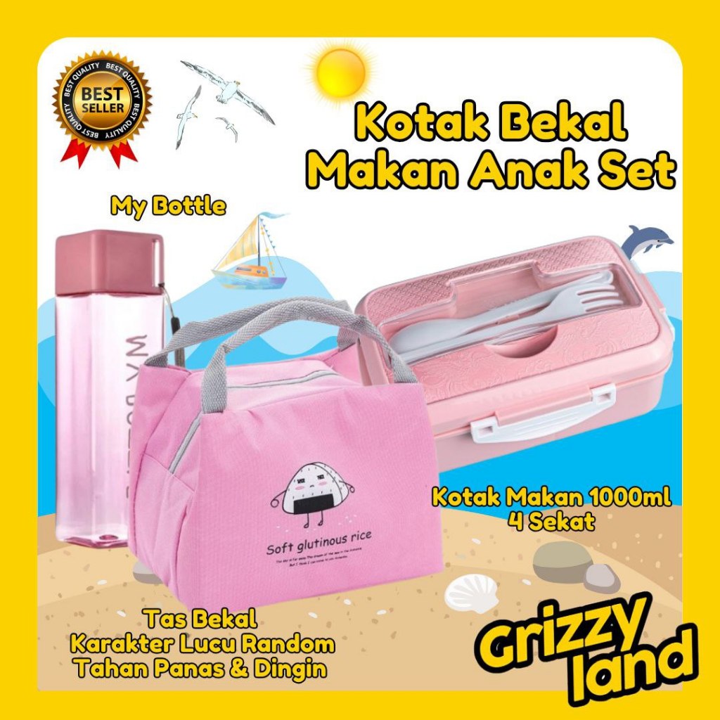 Jual Super I - Lunch Box Set Tahan Panas Dengan Insulated Aluminium ...