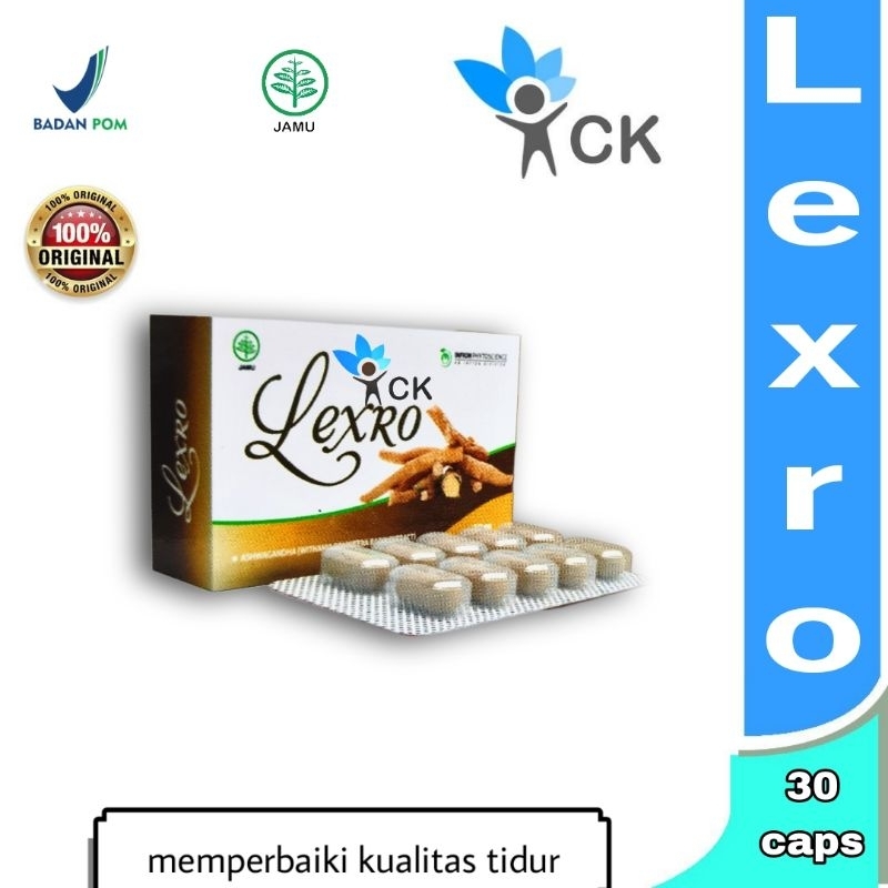 Jual Lexro - box isi 30 - memperbaiki kualitas tidur dengan aswagandha ...