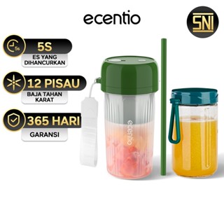 Jual Ecentio Blender Mini Portable Juicer Botol Kaca Gelas Chopper Kecil Bumbu Kapsul Jus Buah