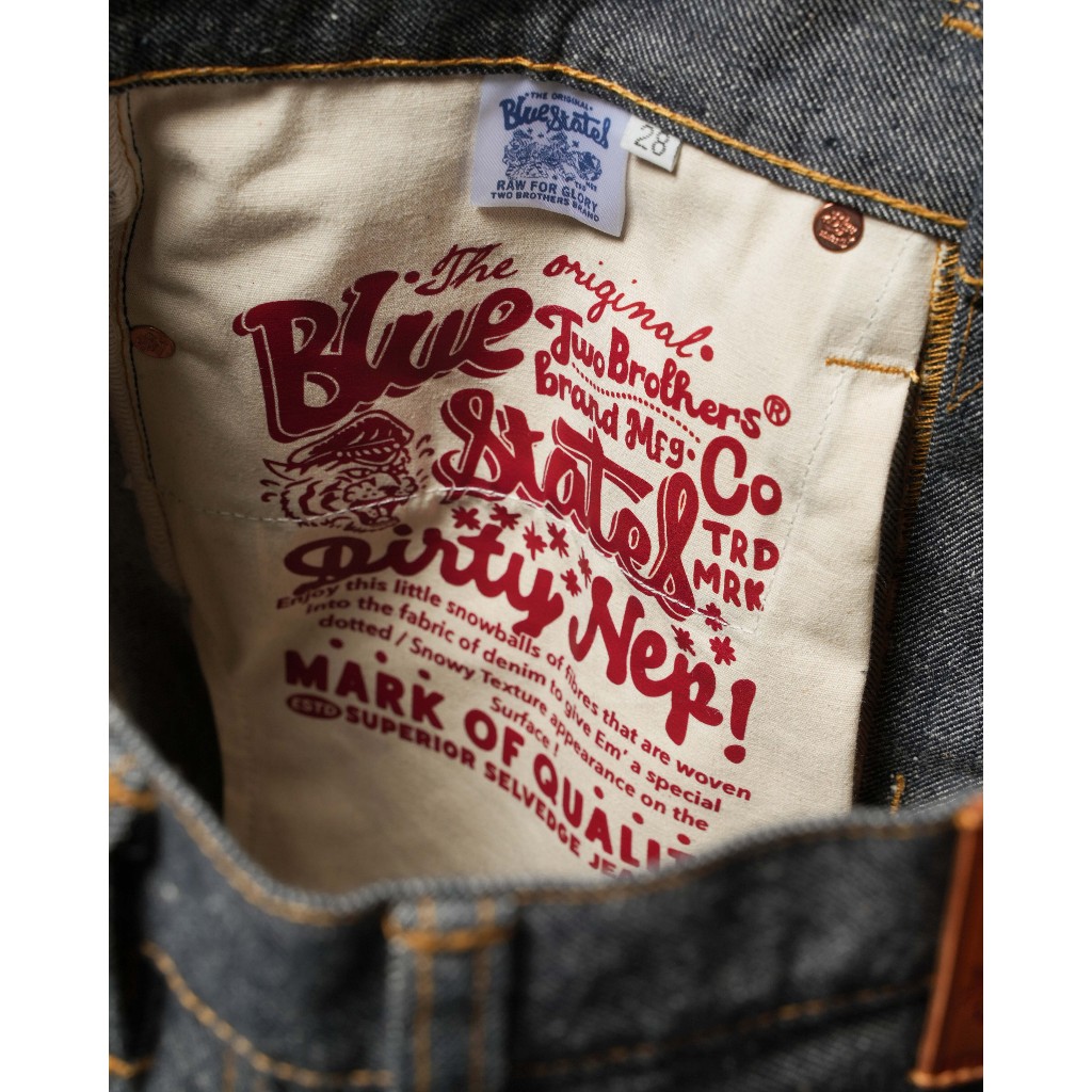 Nullus SS24 ぎし Selvedge denim frared cargo