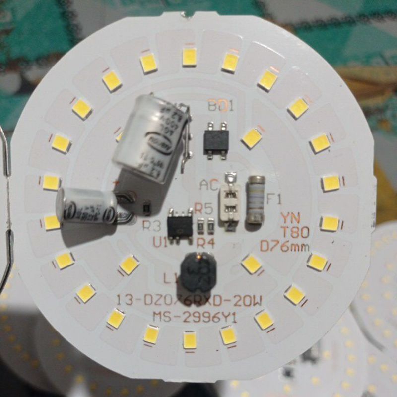 Jual pcb led ac transparan hitam 20 30 40 50 watt | Shopee Indonesia