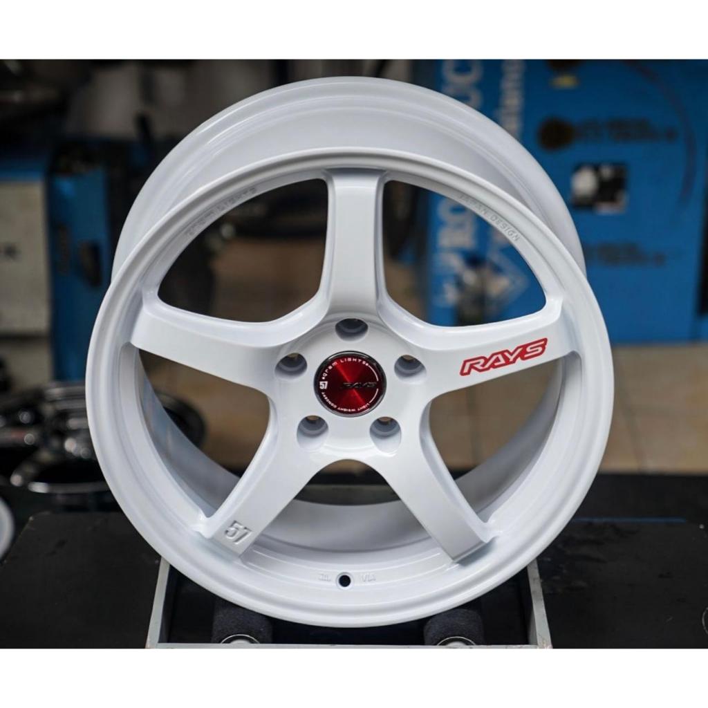 Jual VELG RAYS GRAMLIGHTS 57 R17 PCD 5x114 LEBAR 7.5 ET 35 WARNA WHITE ...