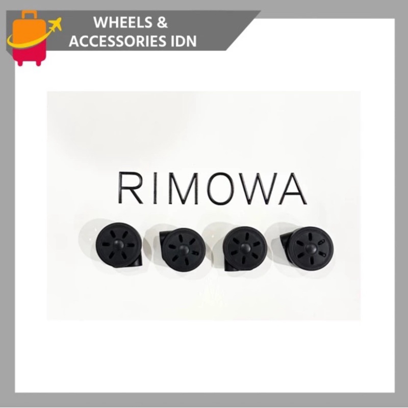 Jual 4 roda black rimowa besar motif oval replacement wheel | Shopee ...