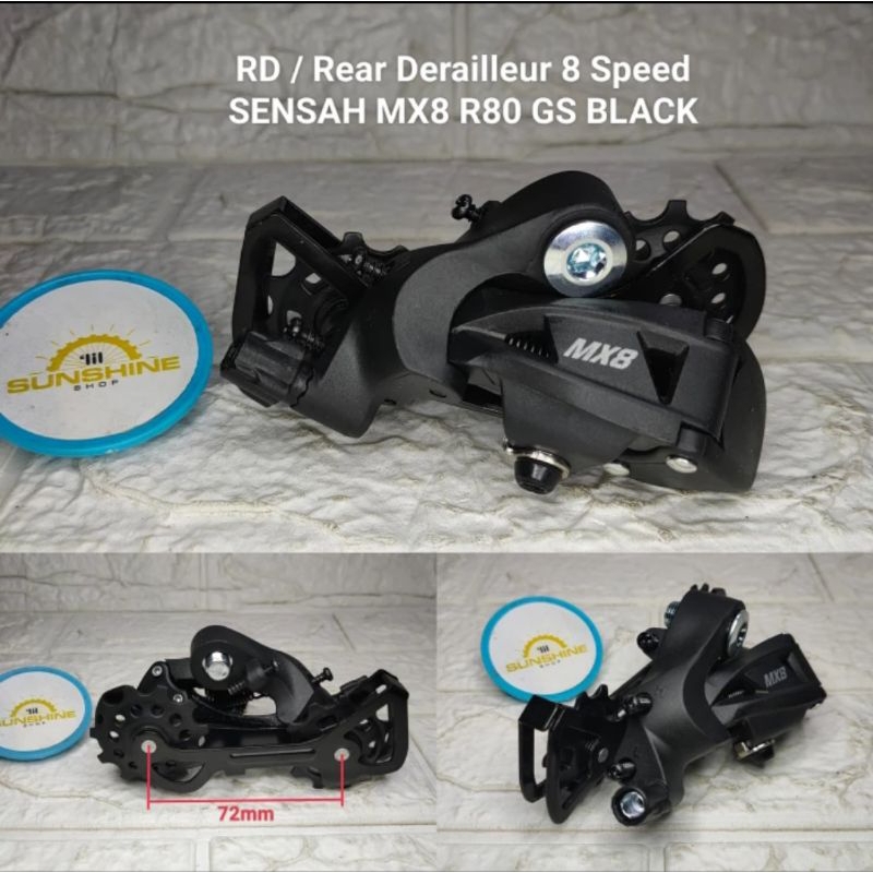 Jual RD Rear Derailleur 8 Speed MX8 SENSAH R80 GS Medium Sepeda Lipat ...