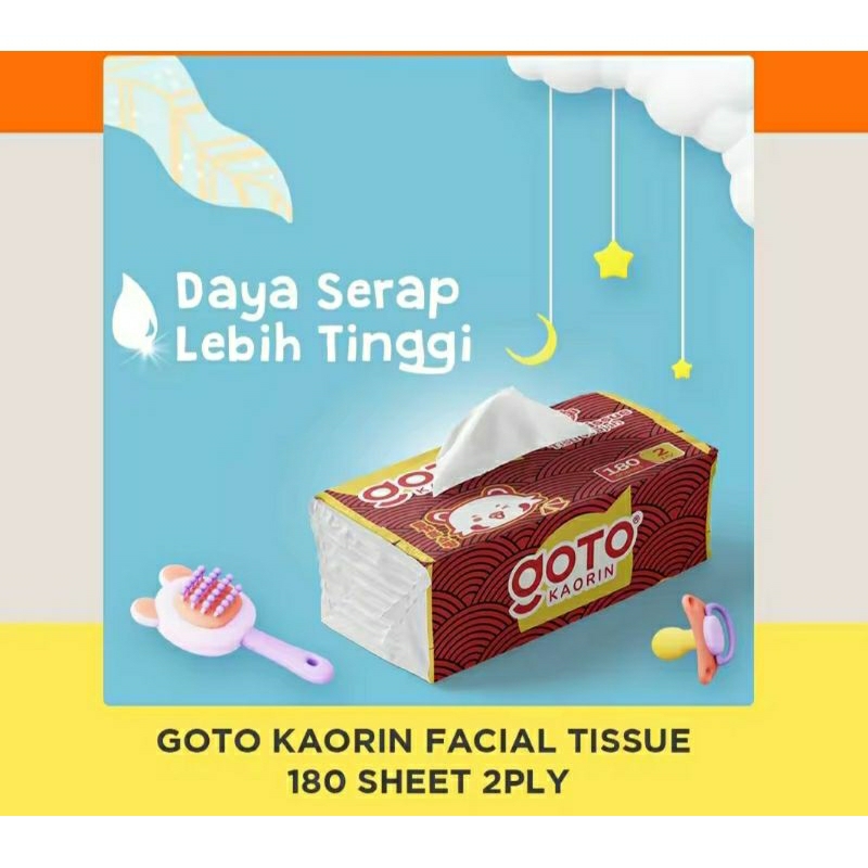 Jual Goto Facial tissue Tissu Tissue muka wajah soft ( 180 sheets ...