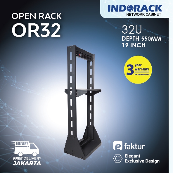 Jual Open Rack INDORACK Rack server 32U OR32 | Shopee Indonesia