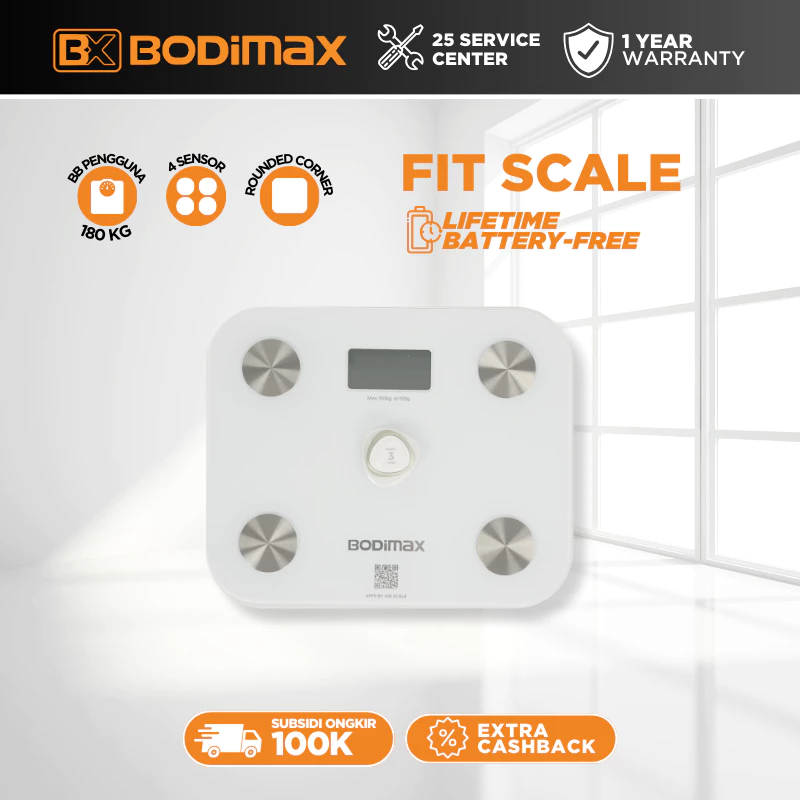 BODIMAX FITSCALE / TIMBANGAN DIGITAL / BMI / BODY FAT