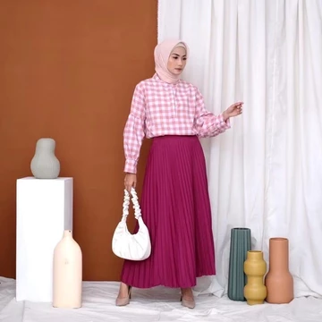 Rok Plisket Jumbo Rok Jumbo Plisket Mayung Rok Plisket Premium Pleated Skirt