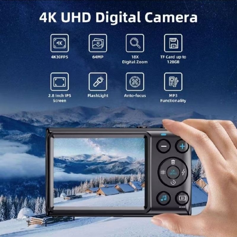 Jual HS PIXELS DIGITAL CAMERA 64MP 18x Zoom 2.8inch LCD Screen with ...