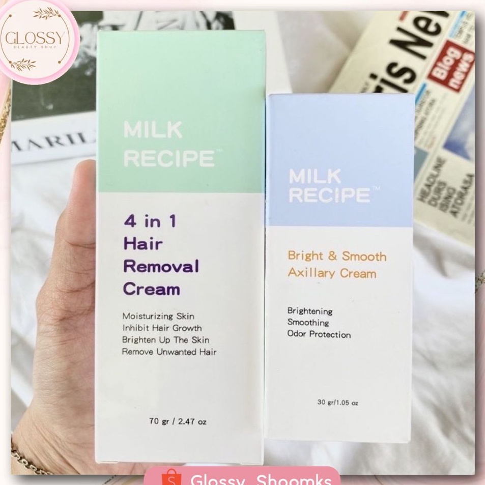 Jual Update Sekarang MILK RECIPE 4in1 Hair Removal Cream Bright Smooth ...