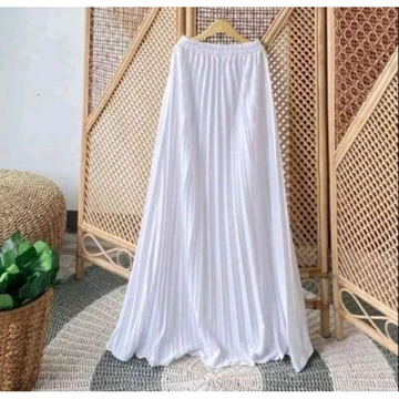 Rok Plisket Wanita Jumbo Bahan Casebo Muat Bb 95 Kg Premium