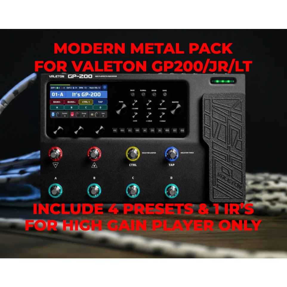 Jual Valeton GP 200 Modern Metal Pack Presets | Shopee Indonesia