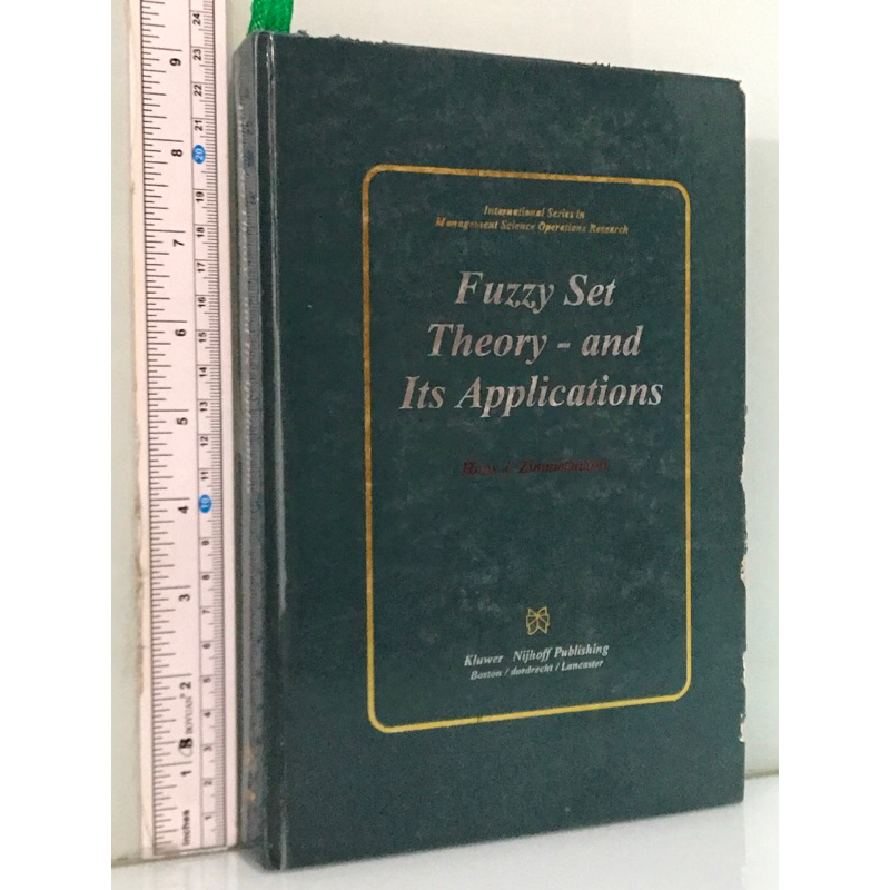 Jual fuzzy set theory and its applications hans j zimmermann shopee