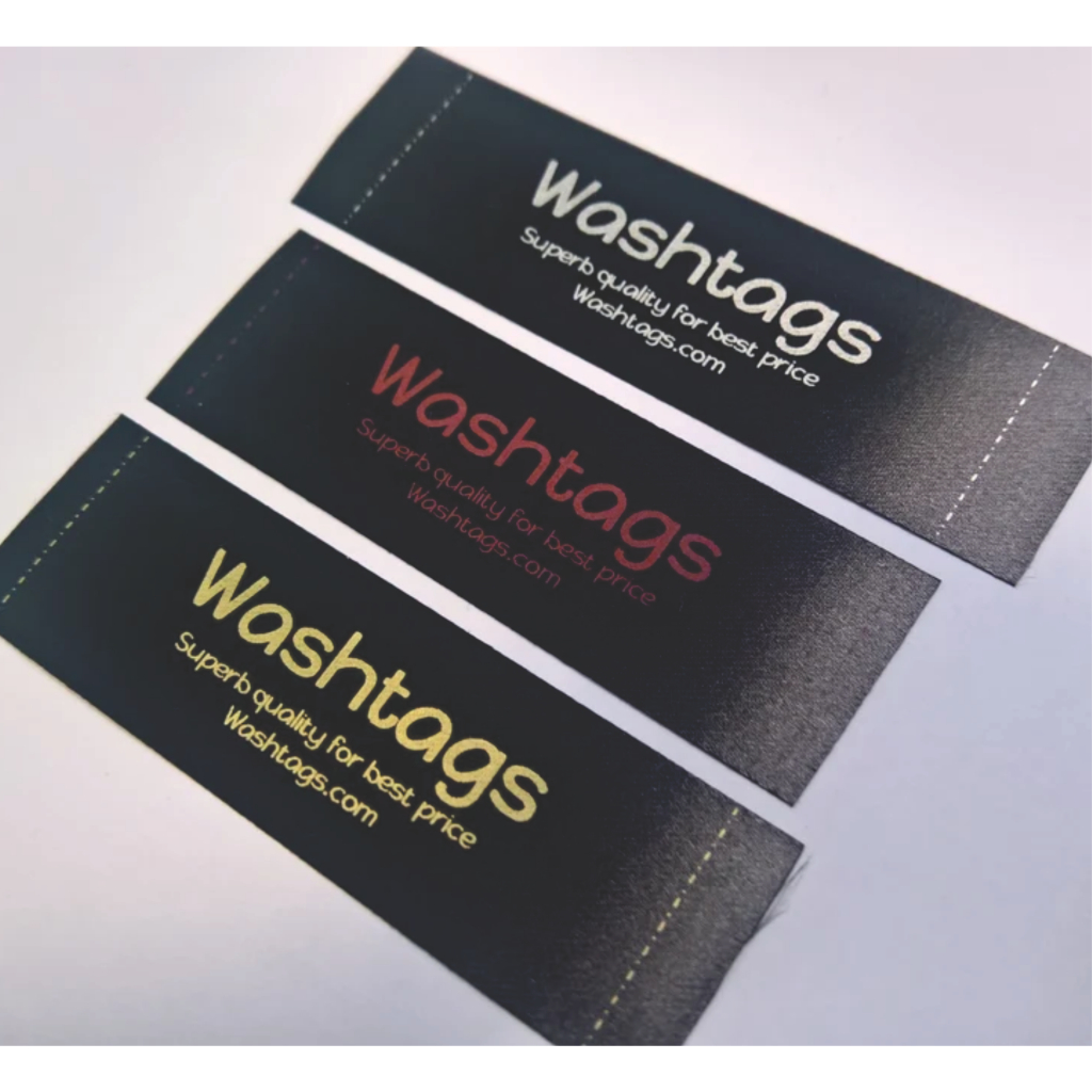 Jual 100 pcs/label satin hitam/label premium/label hijab/label gamis ...